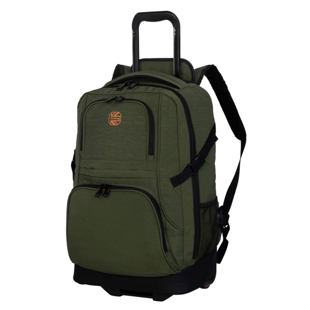 New! ✈️🧳🎒BRITBAG Limited edition 28” Lighweight Ruckack w/ Wheels in Khaki